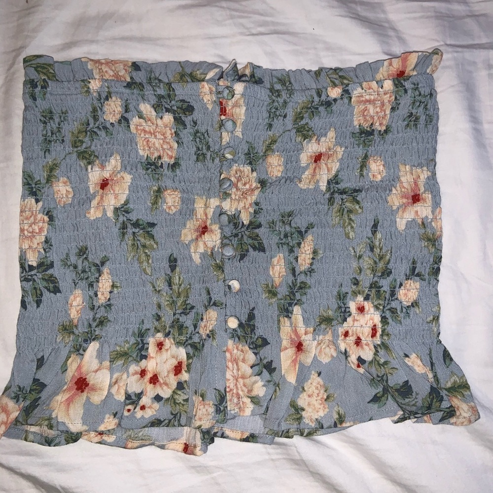 American eagle floral tube top